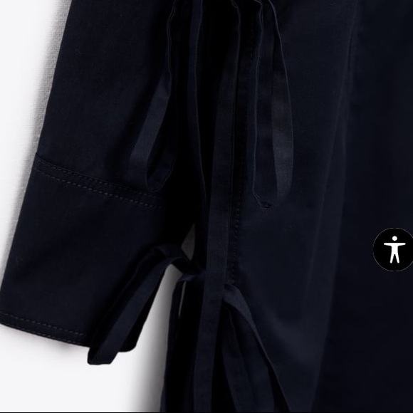 Zara Voluminous Poplin Dress - Picture 10 of 10